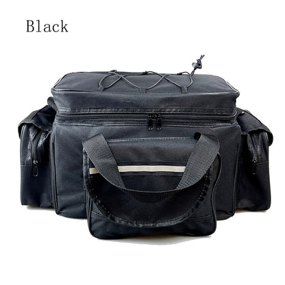 50*30*25cm Waterproof Fishing Bag Nylon Large Capacity Multi-Purpose Fishing Tackle Bag Two-Layer Outdoor Shoulder Bags X429